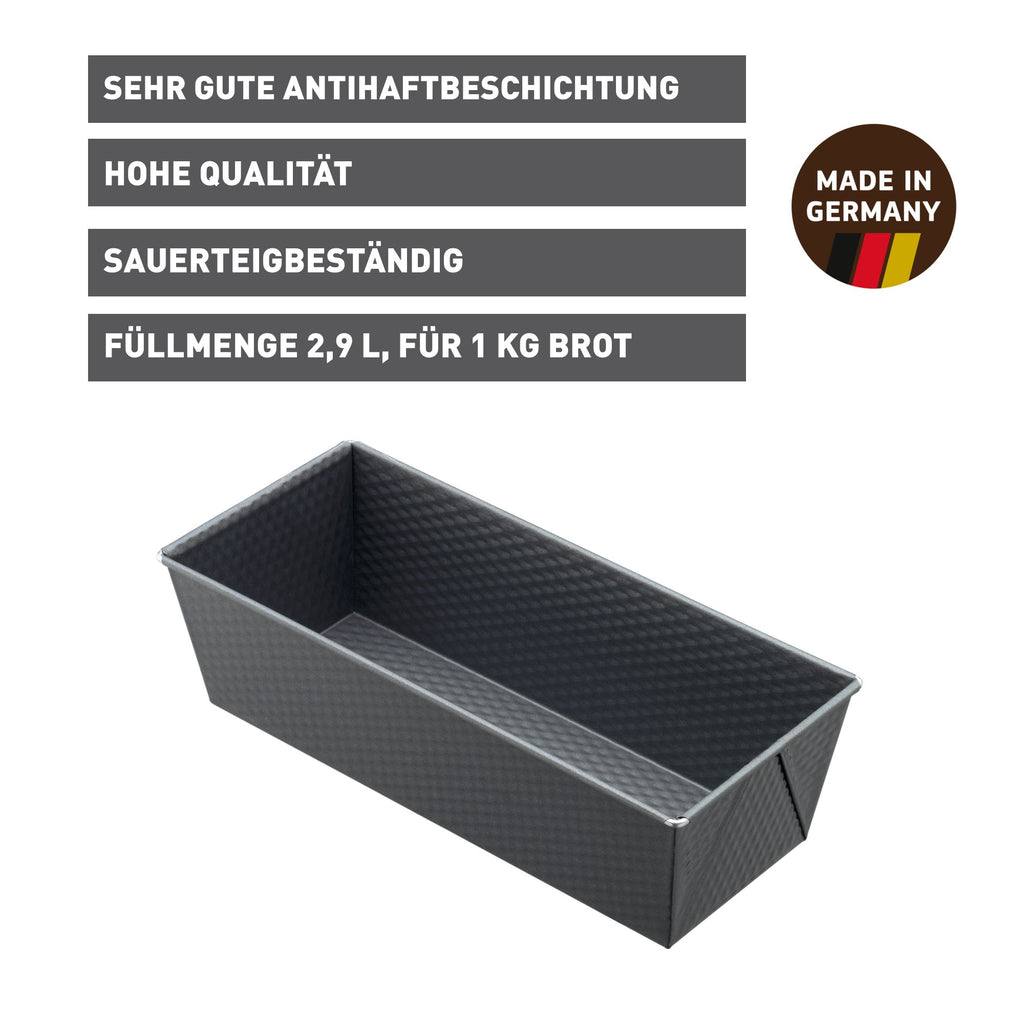 Detaljbilde av non-stick belegg på Brødform 30 cm non-stick grå