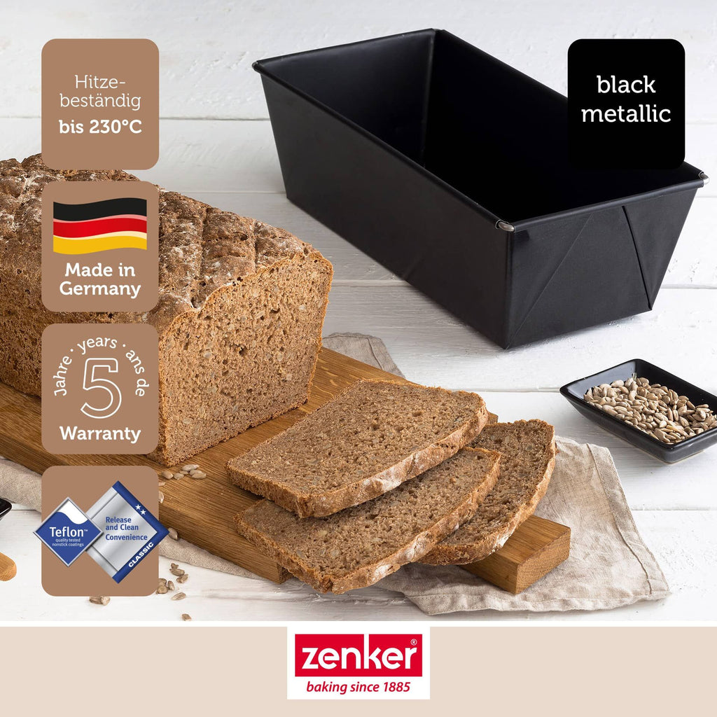 Brødform 31 cm non-stick Black Metallic - Zenker bakside