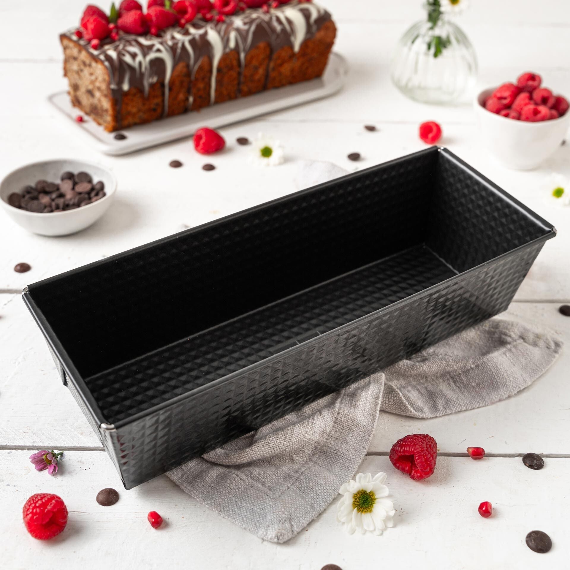 Brødform 35 cm non-stick stål PFAS-fri - Zenker bakside