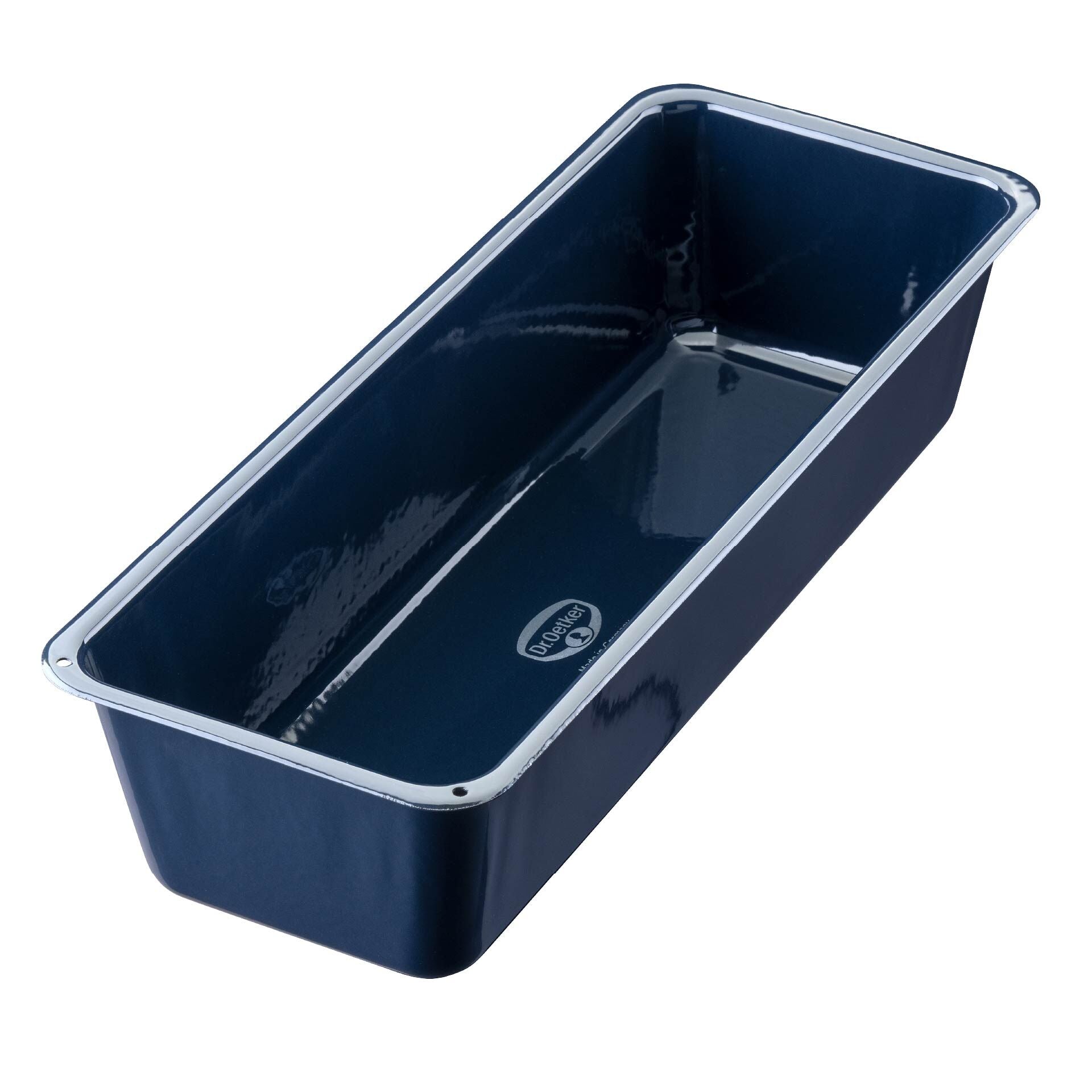 Brødform emaljert 35x12x8,5 cm non-stick - Dr. Oetker nærbilde av kant