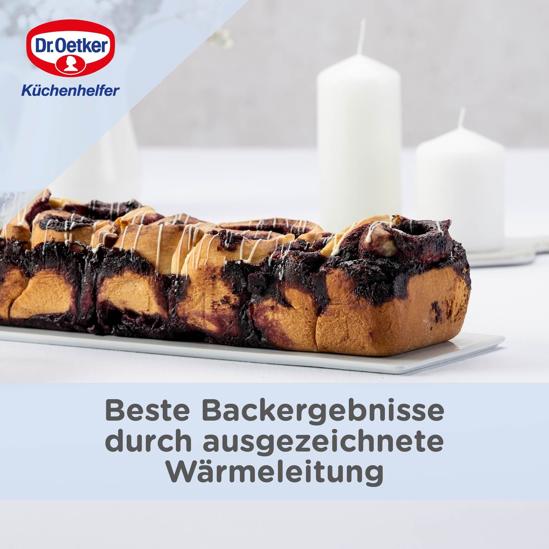 Brødform emaljert 35x12x8,5 cm non-stick - Dr. Oetker visning av bunn