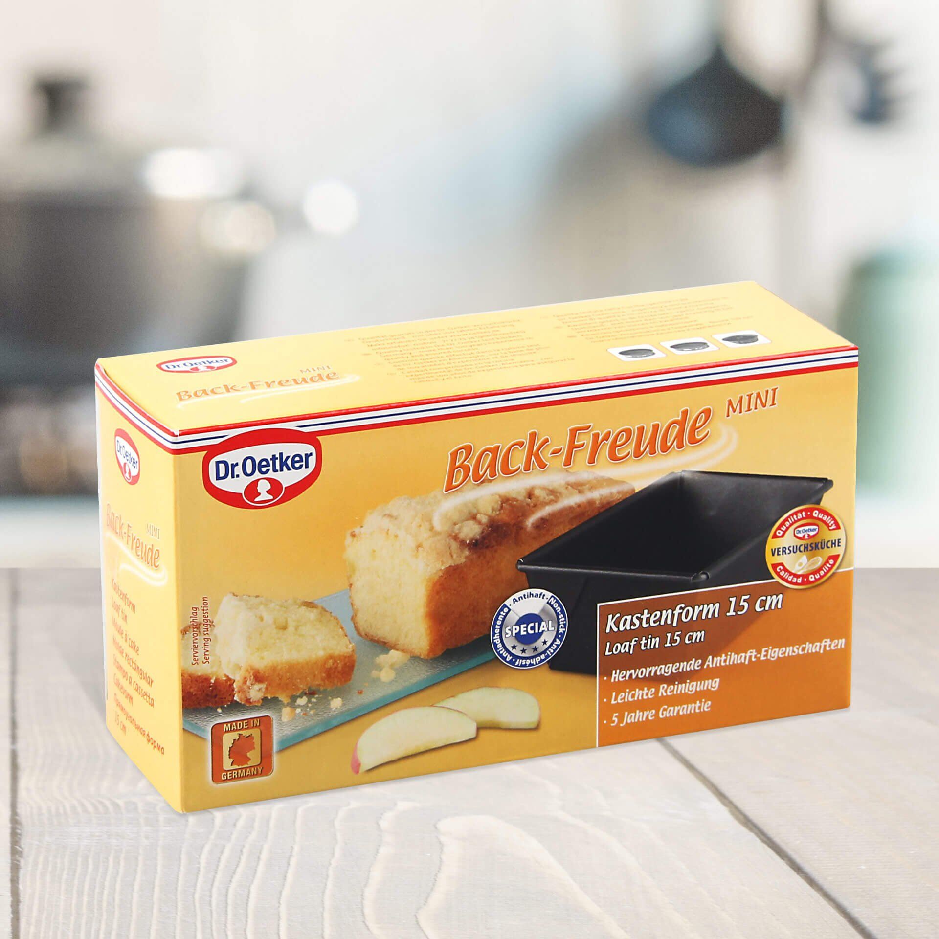 Brødform non-stick 15 cm Back-Freude Dr. Oetker bakside