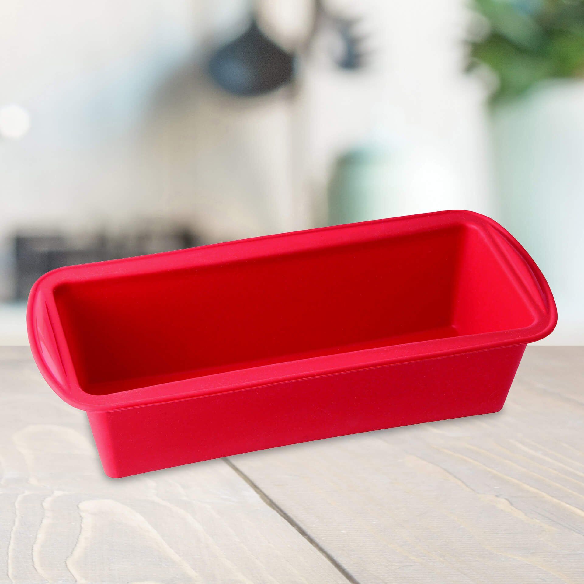 Brødform silikon 24 cm Flexxibel Love non-stick bakside