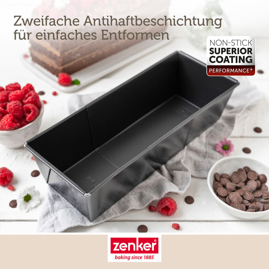 Brødform uttrekkbar non-stick 20-35 cm PFAS-fri - Zenker med håndtak