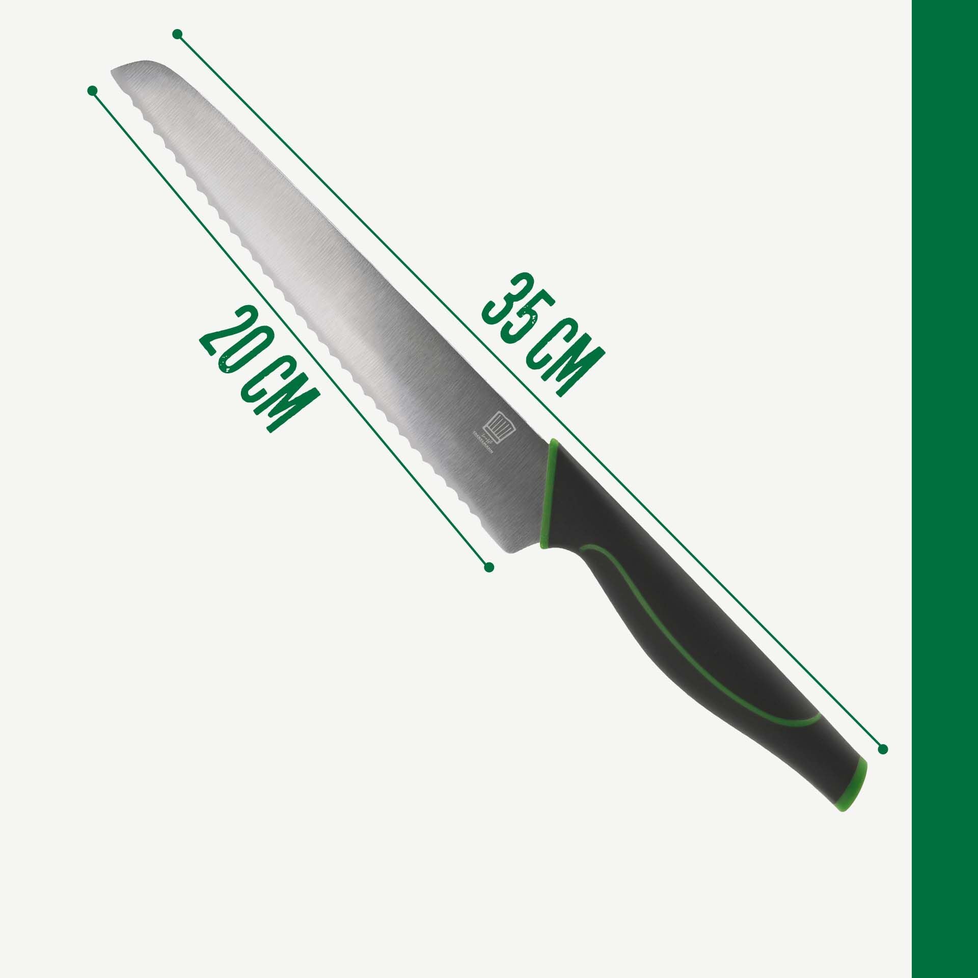 Emballasje for Brødkniv 20 cm bølgeslipt - Chefkoch trifft Fackelmann