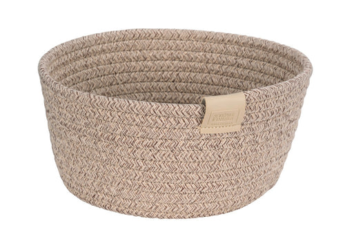 Brødkurv polyester beige Ø24x11 cm - Schöner Wohnen sett forfra