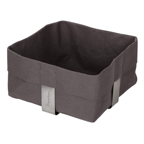 Brødkurv sammenleggbar 20 cm rustfritt stål fra Stanley Rogers forfra
