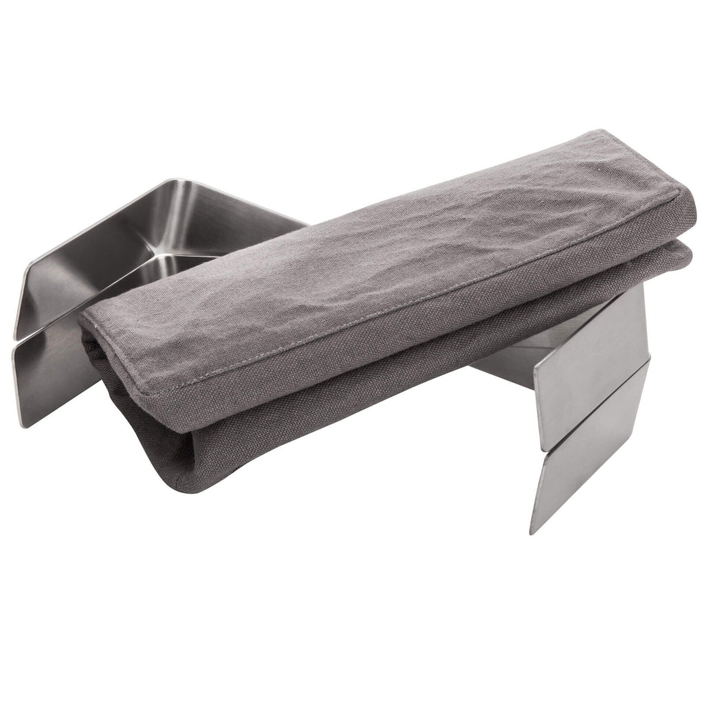 Brødkurv sammenleggbar 20 cm rustfritt stål fra Stanley Rogers bakside