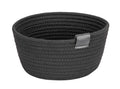 Brødkurv svart plast Ø24x11 cm SVEA forfra