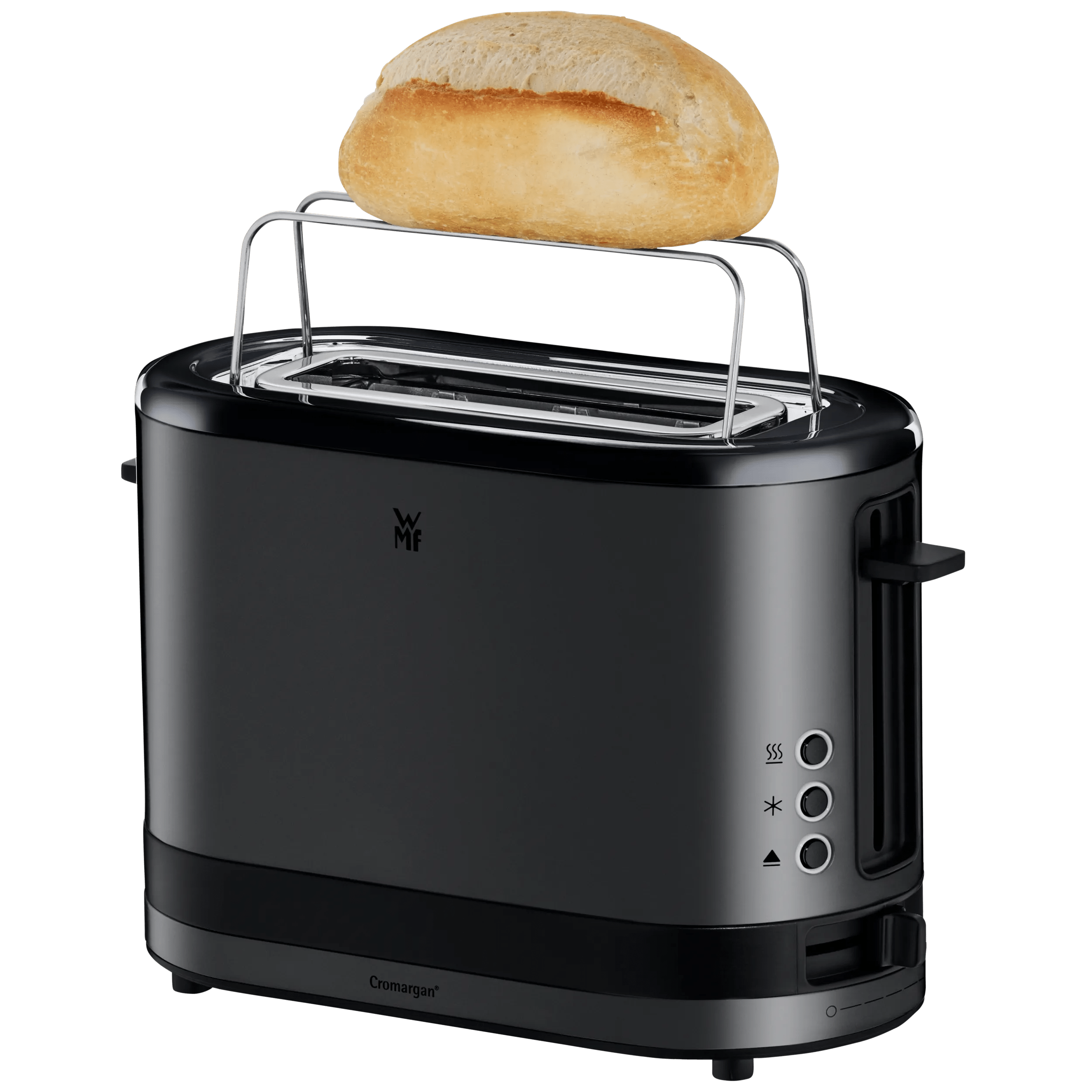 Nærbilde av brødsentral på Brødrister KUCHENminis 1 skive 600W sort