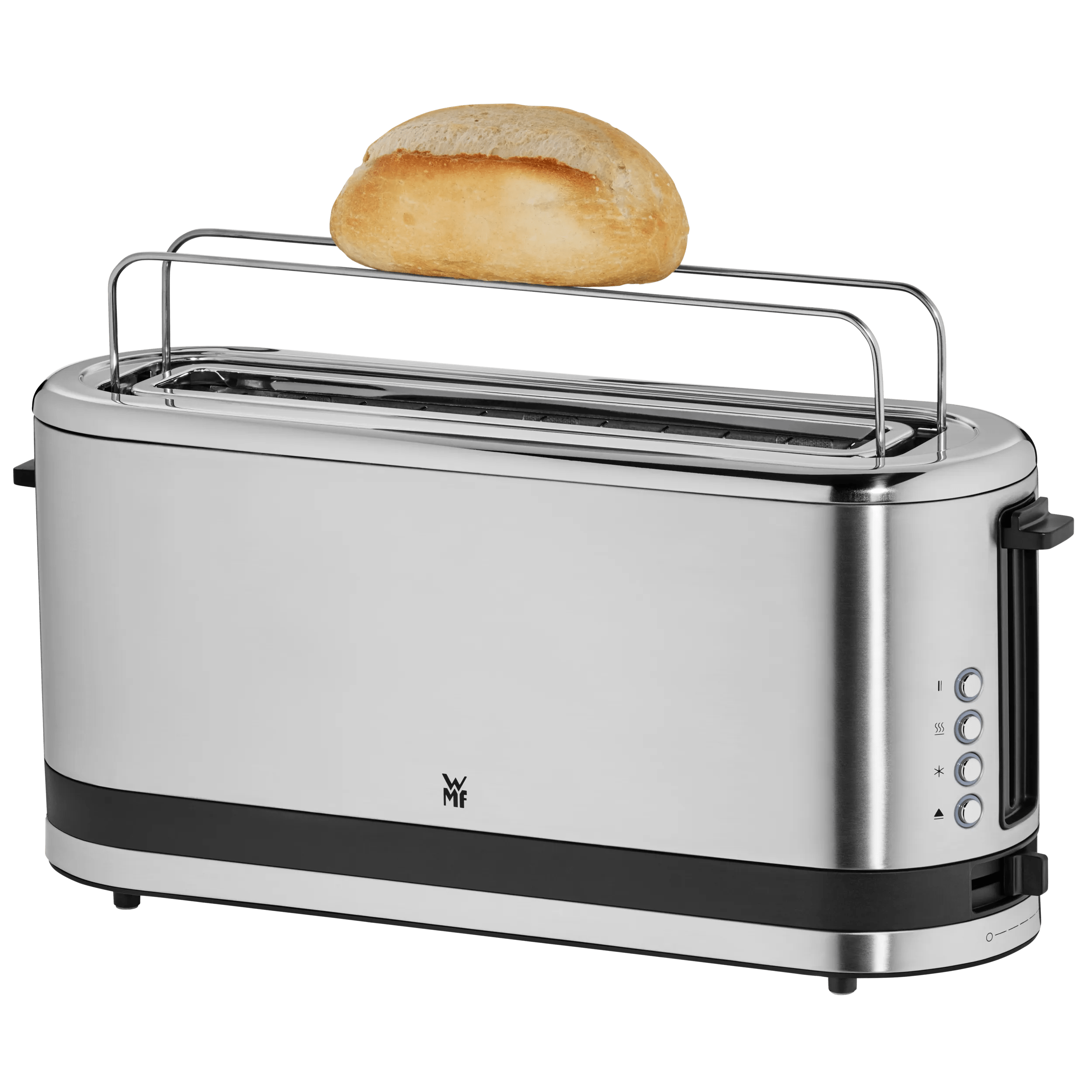 Brødrister langspor 2 skiver 900W cromargan matt WMF bakside