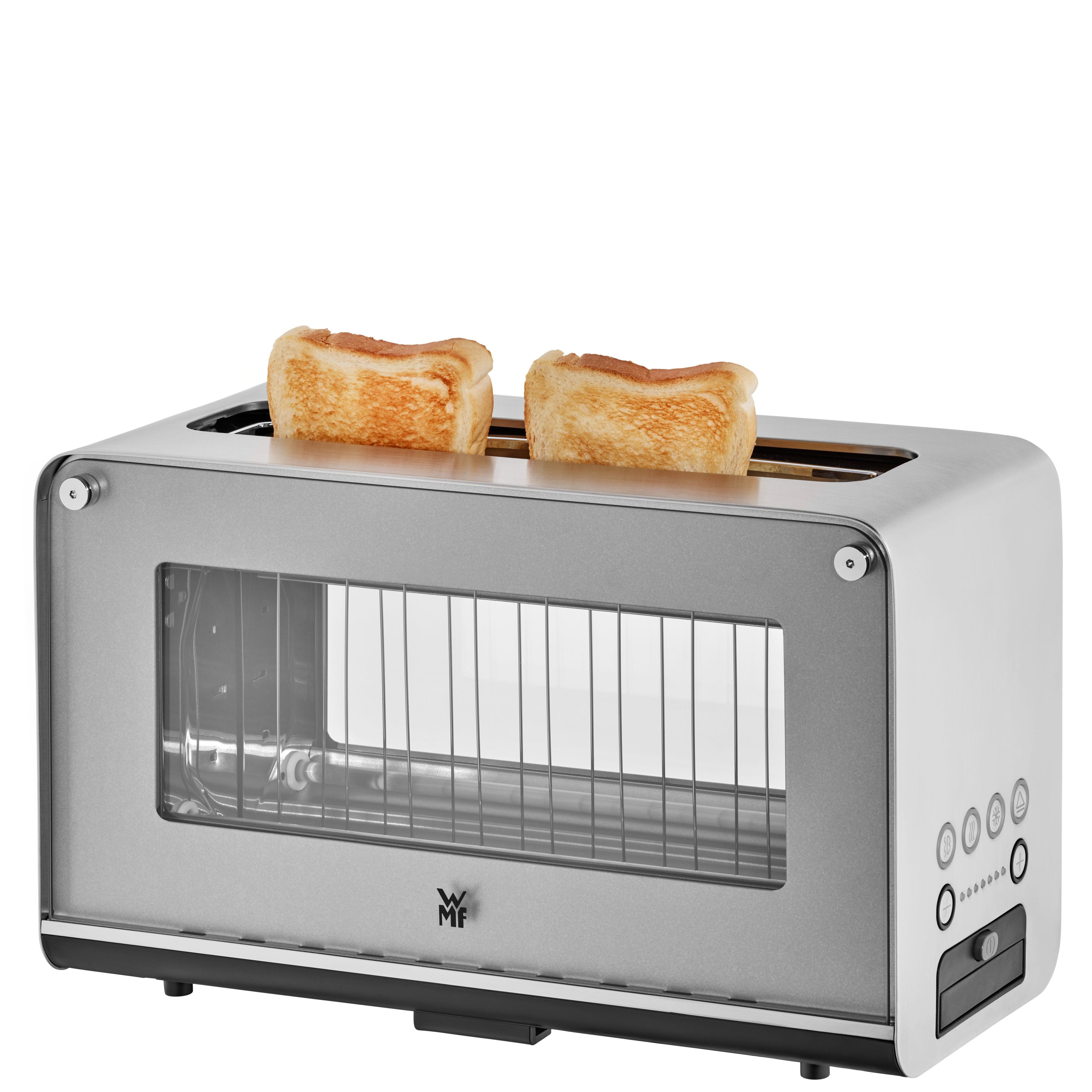 Bakside av Brødrister med glassvindu 2 skiver 7 bruningsnivåer WMF Lono