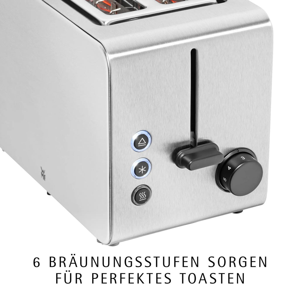 Nærbilde av brødholder i Brødrister Stelio Edition 2 skiver 7 bruningsnivåer - WMF
