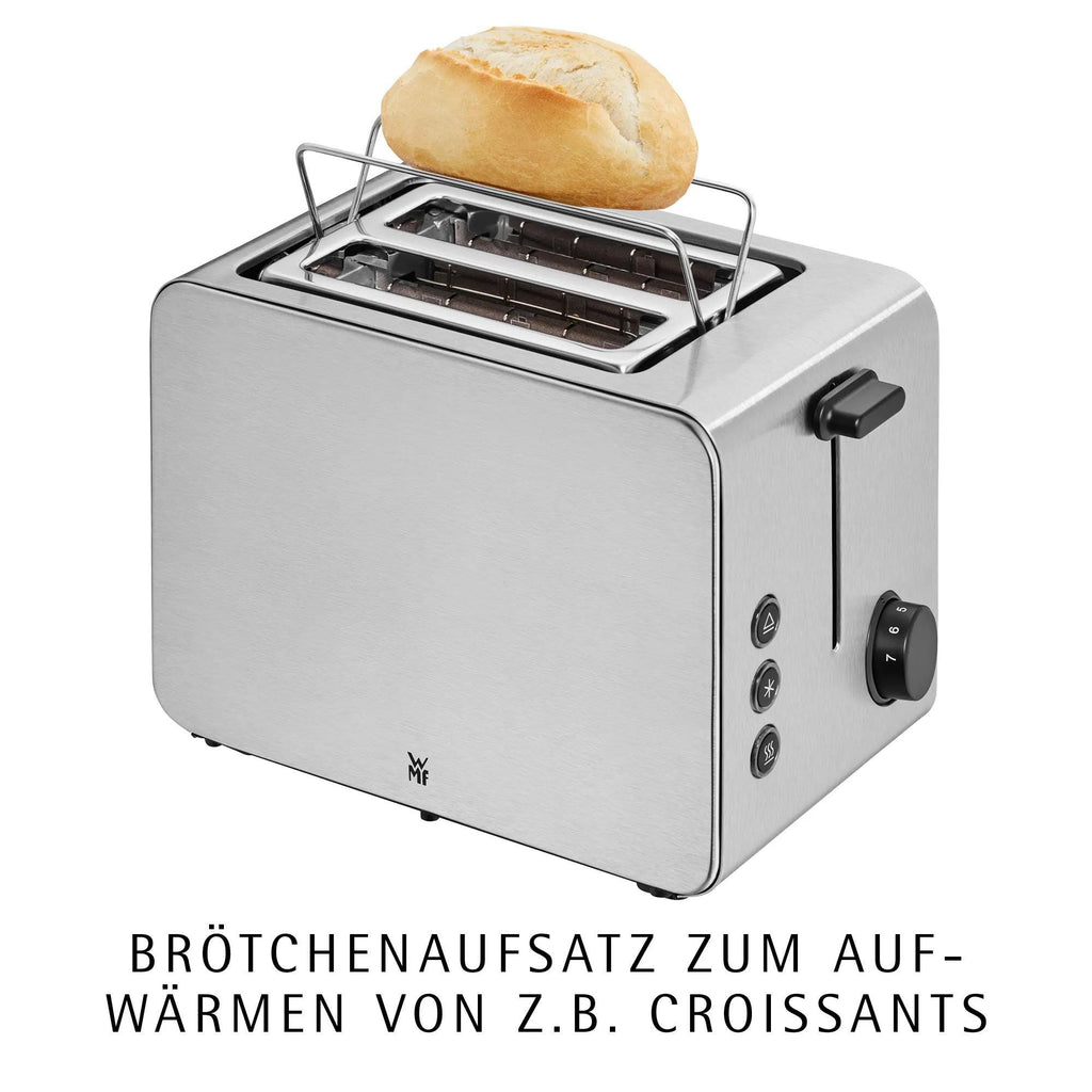 Brødrister Stelio Edition 2 skiver 7 bruningsnivåer - WMF med oppvarmet rundstykke