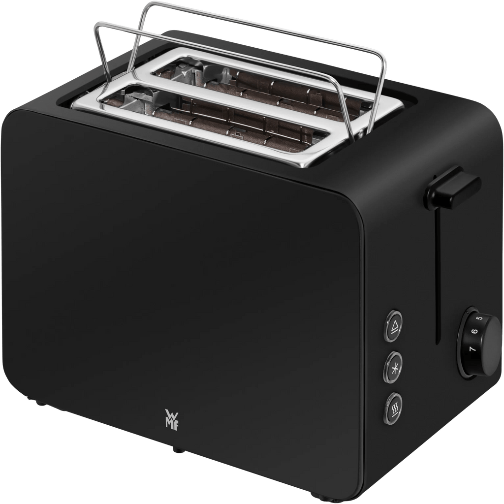 Brødrister Stelio Edition Deep Black montert på benk