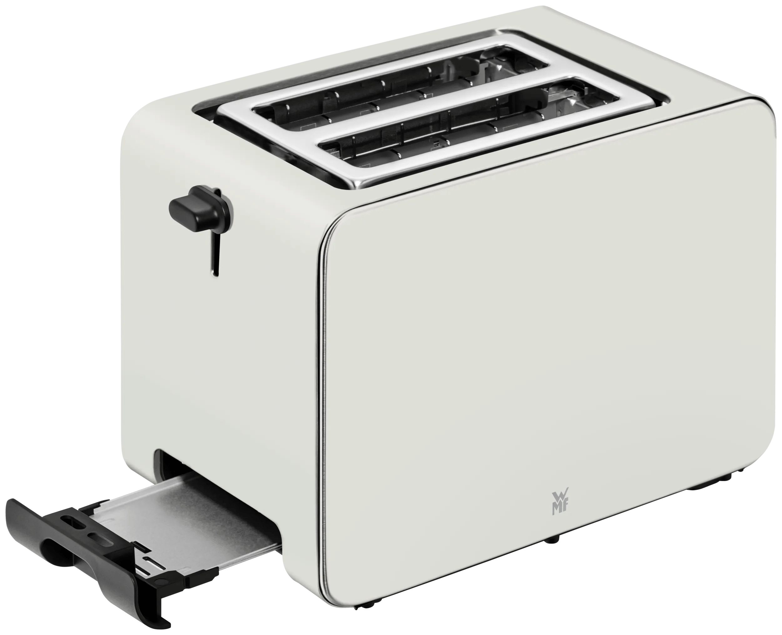 Detalj av kontrollknapper på Brødrister Stelio Edition Paper White