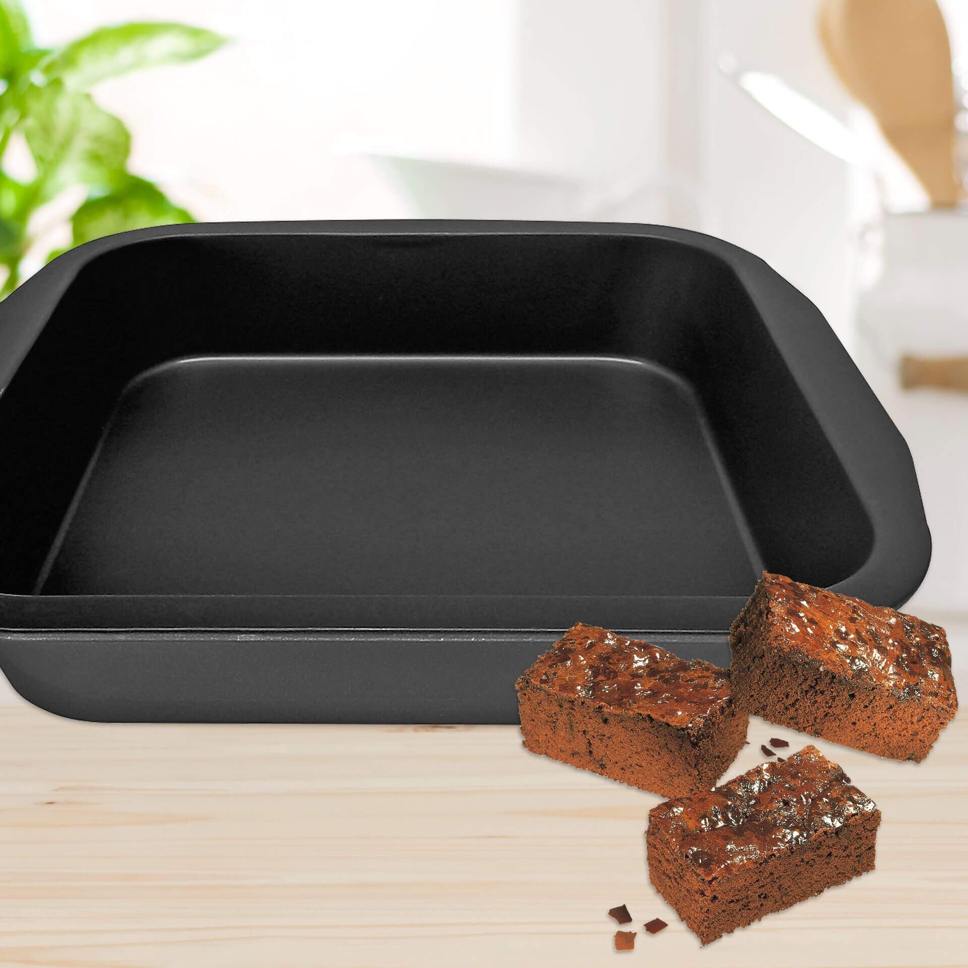 Brownieform non-stick 27x26 cm Black Metallic - Zenker detalj
