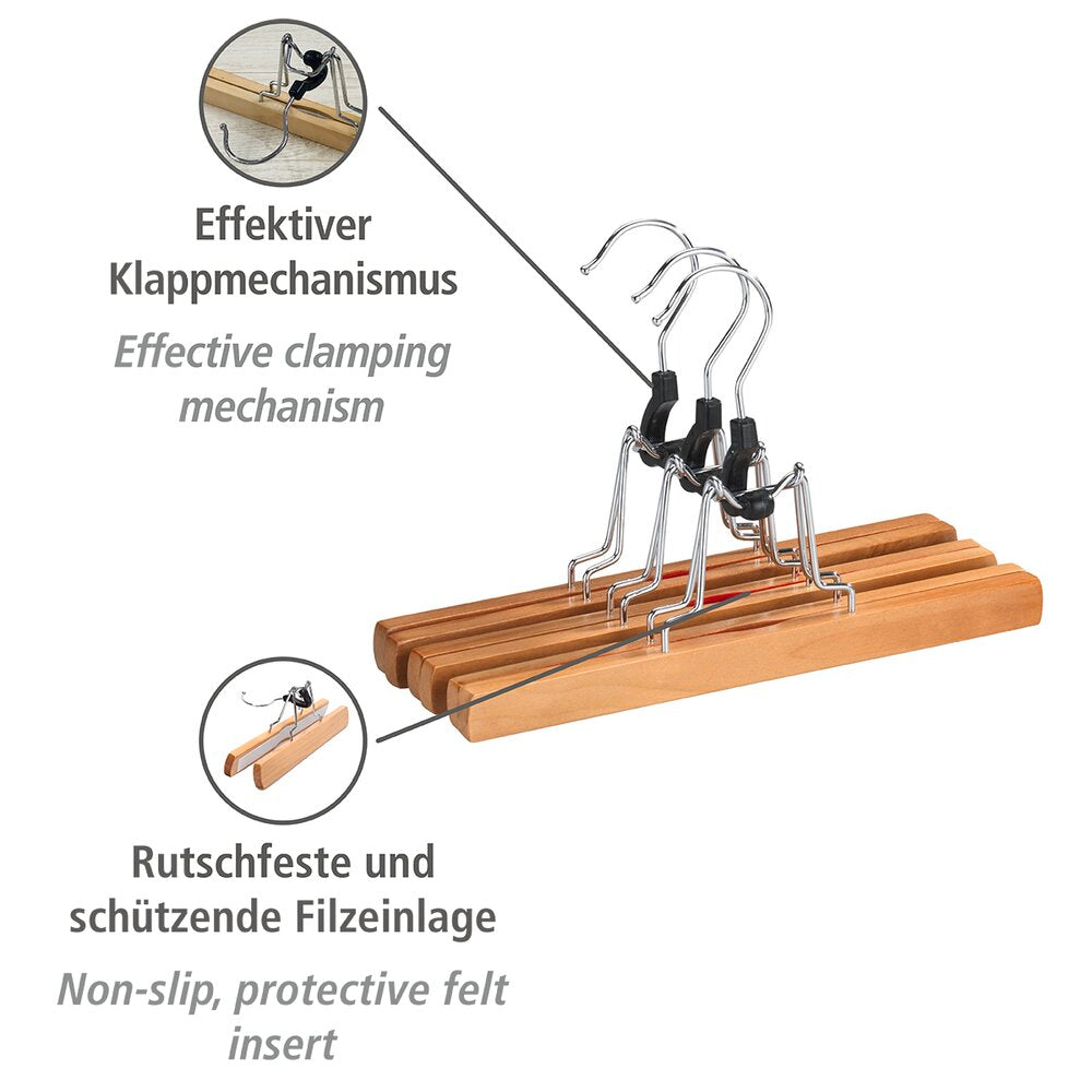 Buksekleshengere tre med klemme 3-delt sett WENKO detalj av klemme