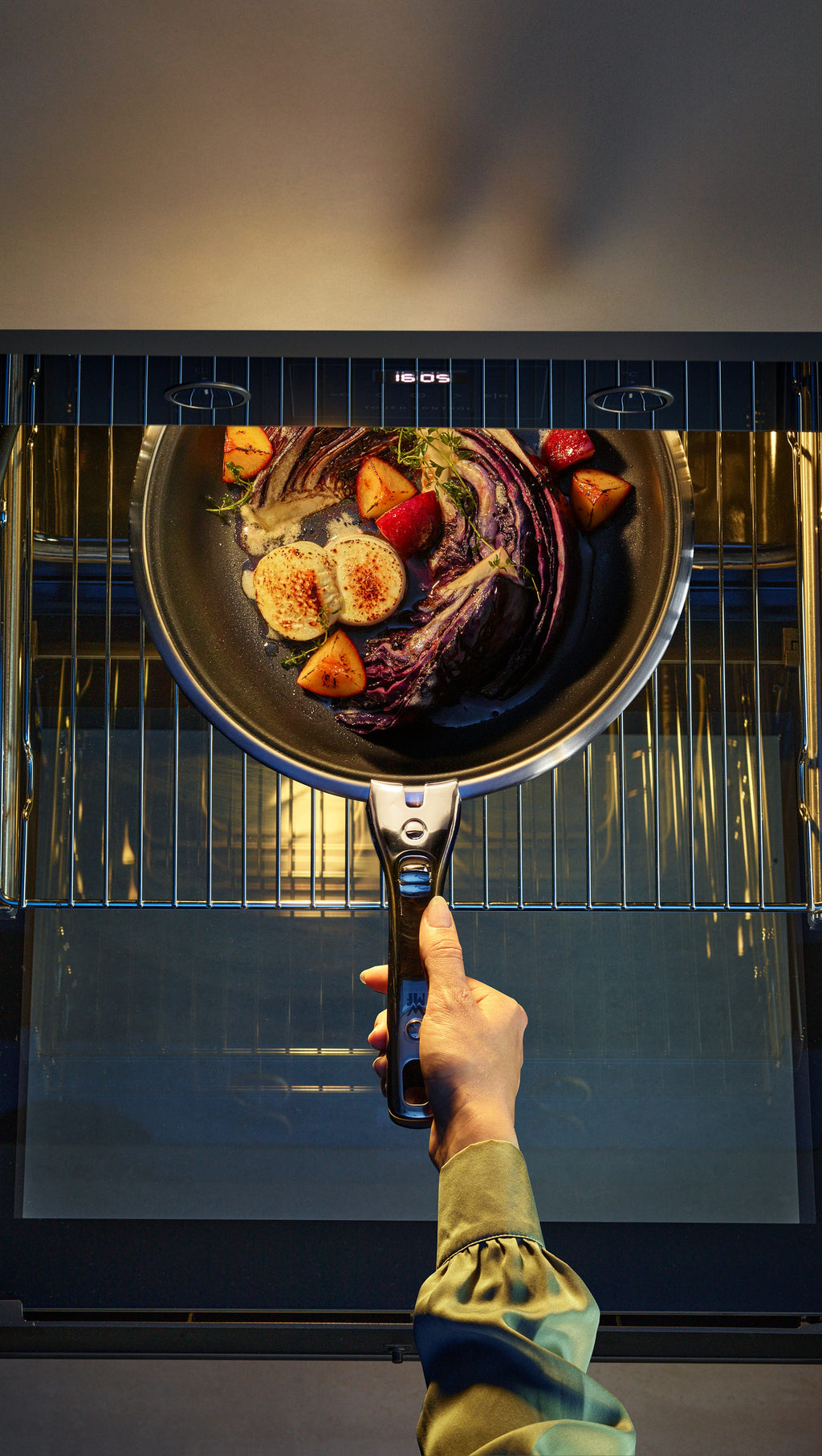 Stekepanne Click&Serve 24 cm non-stick rustfritt stål avtakbart håndtak - WMF