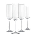 Champagneglass Bach 210 ml 4-delt sett Luigi Bormioli forfra