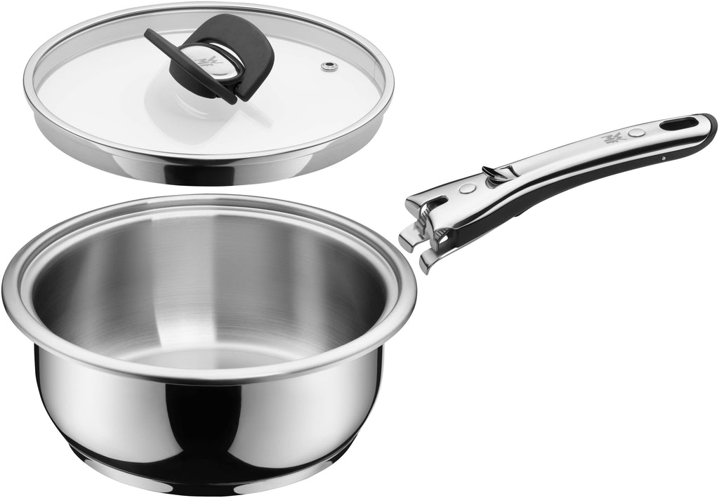 Topplokk til Click&Serve lav gryte 20 cm rustfritt stål