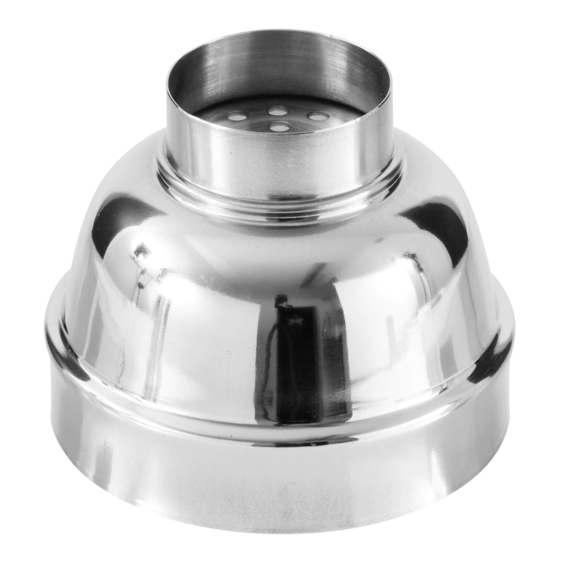 Cocktailshaker rustfritt stål 750 ml Ø8,5 cm med sil bakside