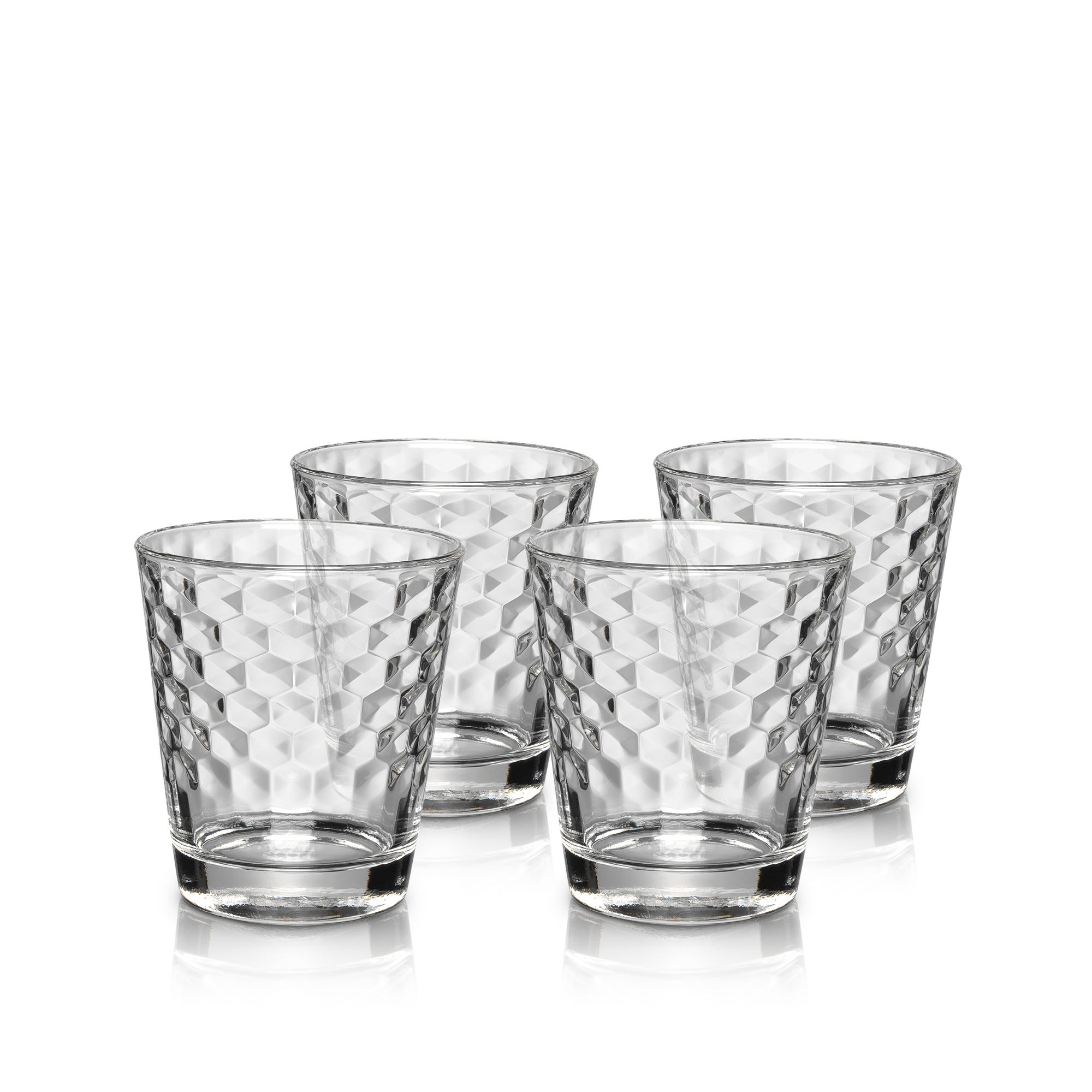CoffeeTime tumbler 4 stk varmebestandig glass forfra