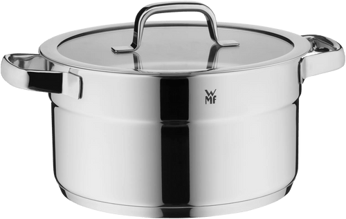 Compact Cuisine grytesett 4-delt rustfritt stål bakside
