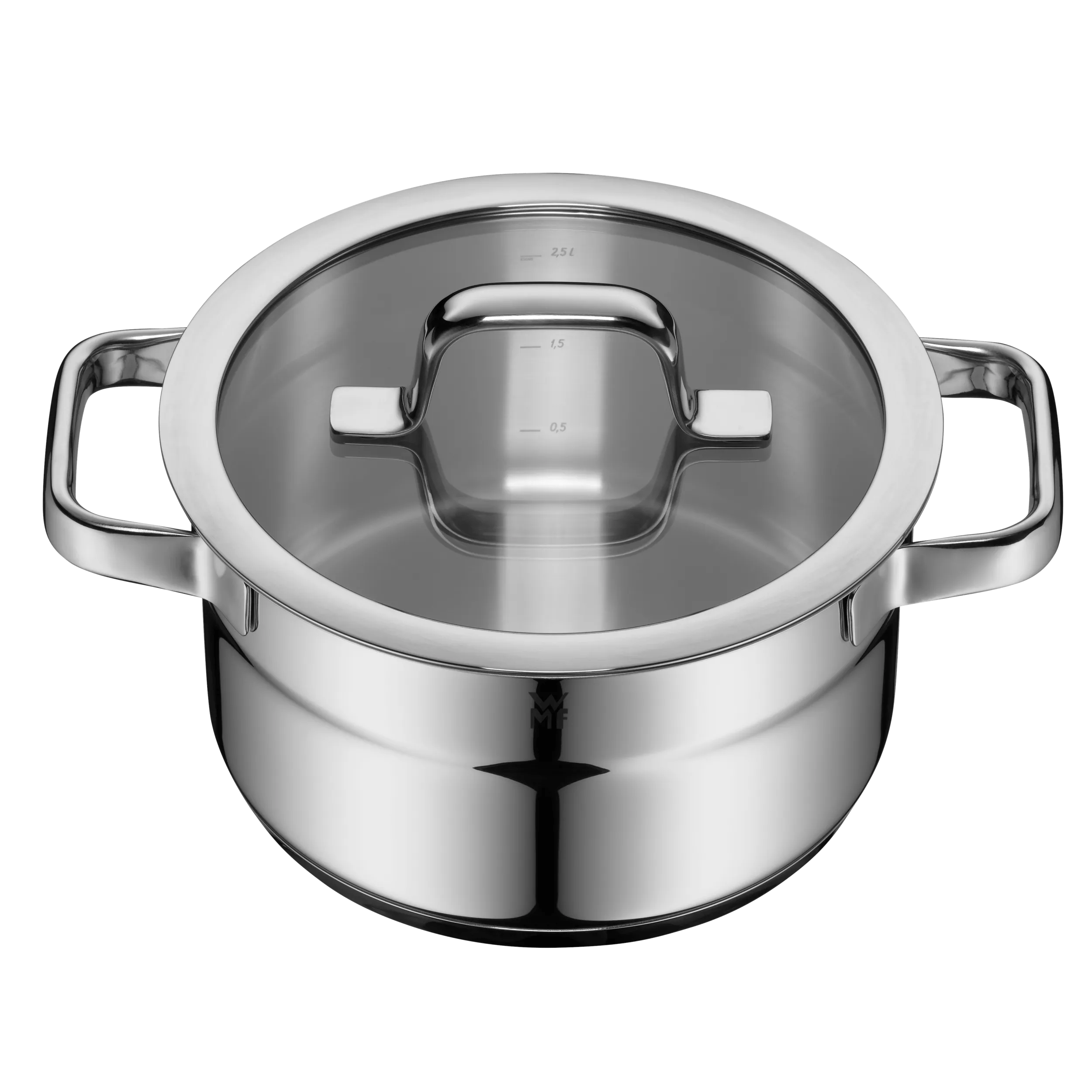 Compact Cuisine grytesett 5-delt rustfritt stål induksjon - WMF detalj av håndtak