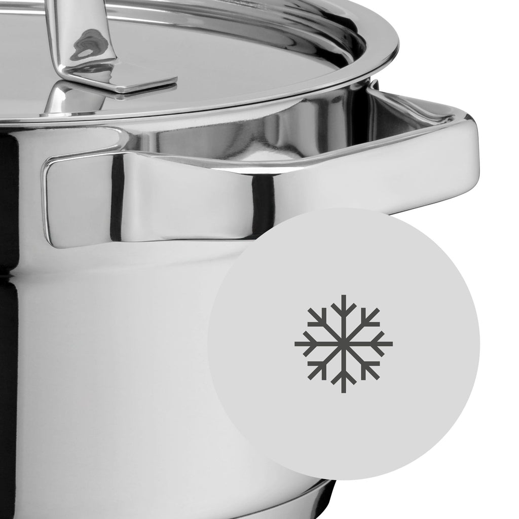 Compact Cuisine grytesett 5-delt rustfritt stål induksjon - WMF stablet sett