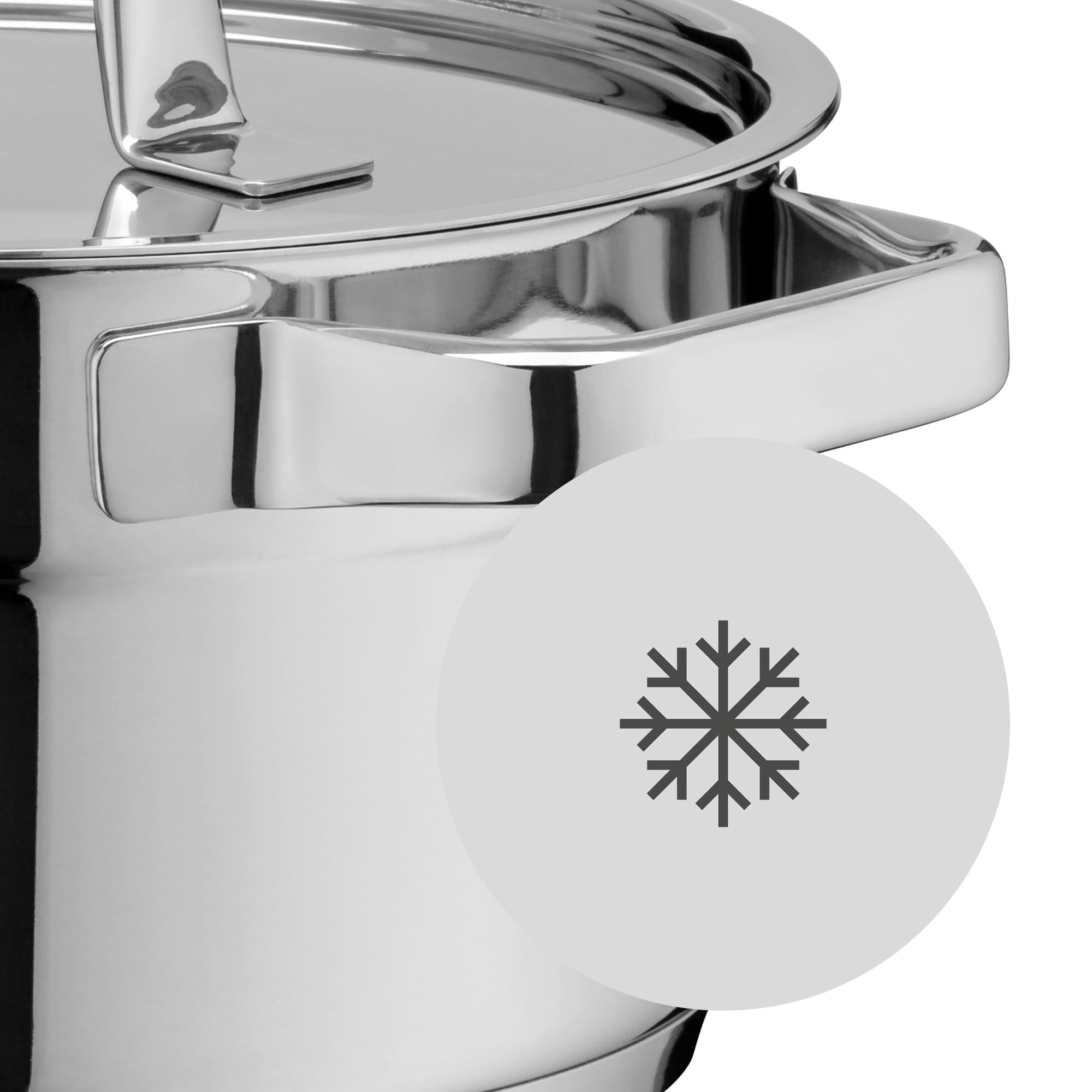 Compact Cuisine grytesett 5-delt rustfritt stål induksjon - WMF stablet sett