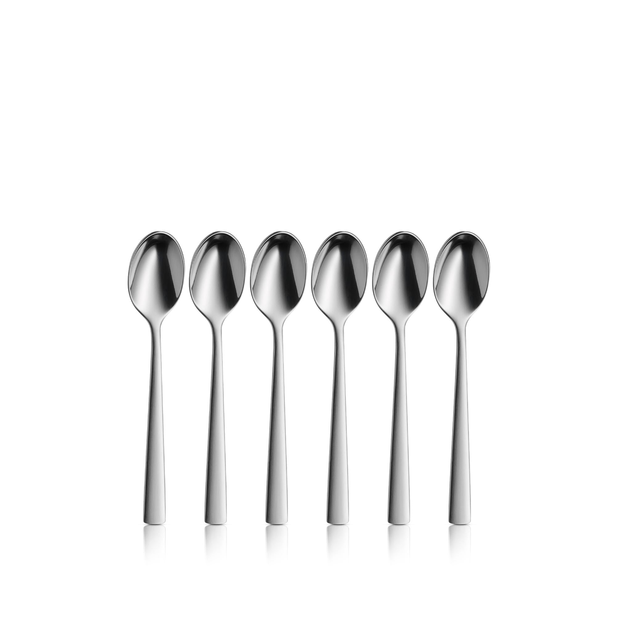 Corvo espressoskje 6-delt sett rustfritt stål Cromargan protect® forfra
