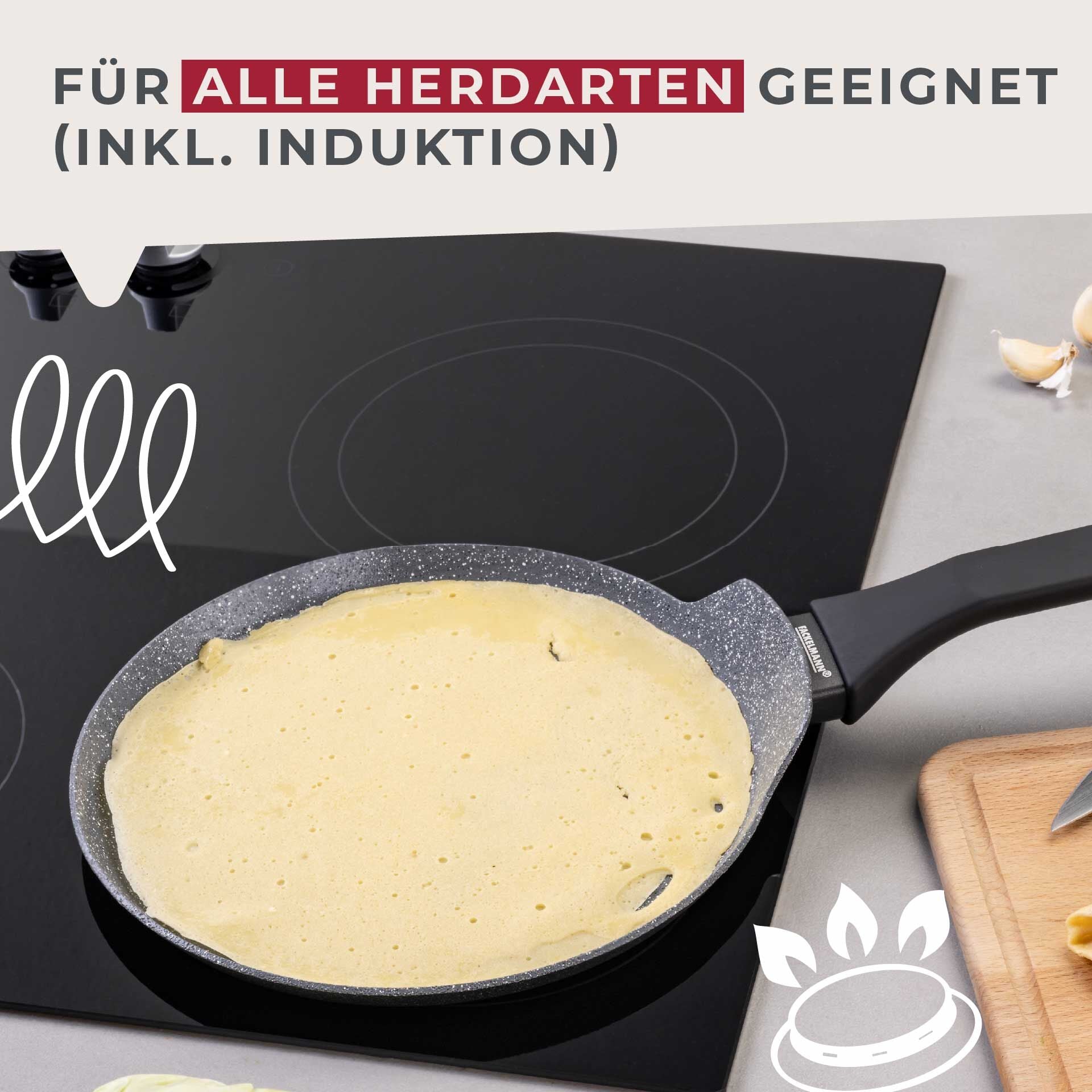 Crêpepanne keramikk non-stick Ø25 cm Cosmo - Fackelmann ovnssikkerhet