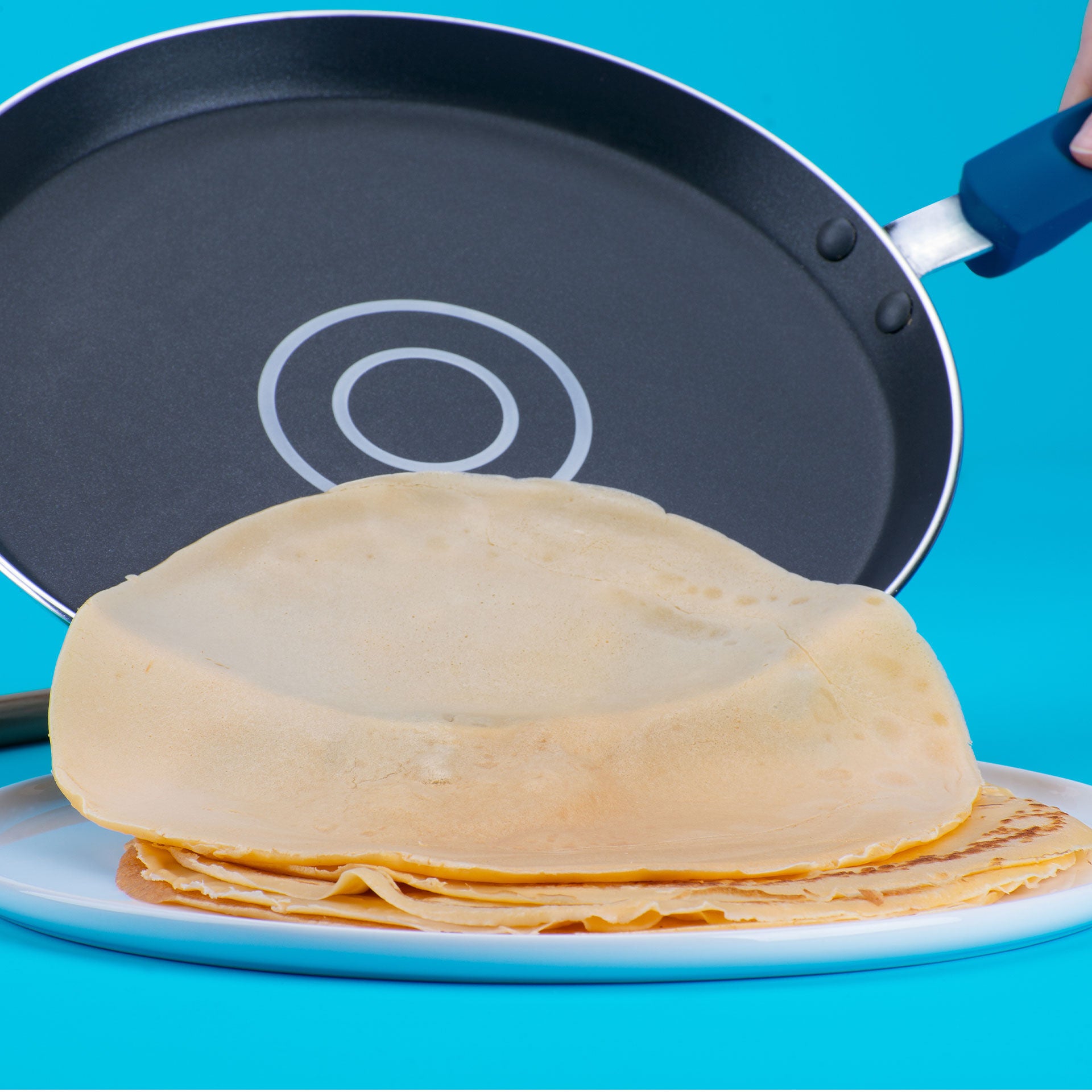 Detalj av non-stick belegg på Crêpepanne non-stick Ø26 cm aluminium - Tasty