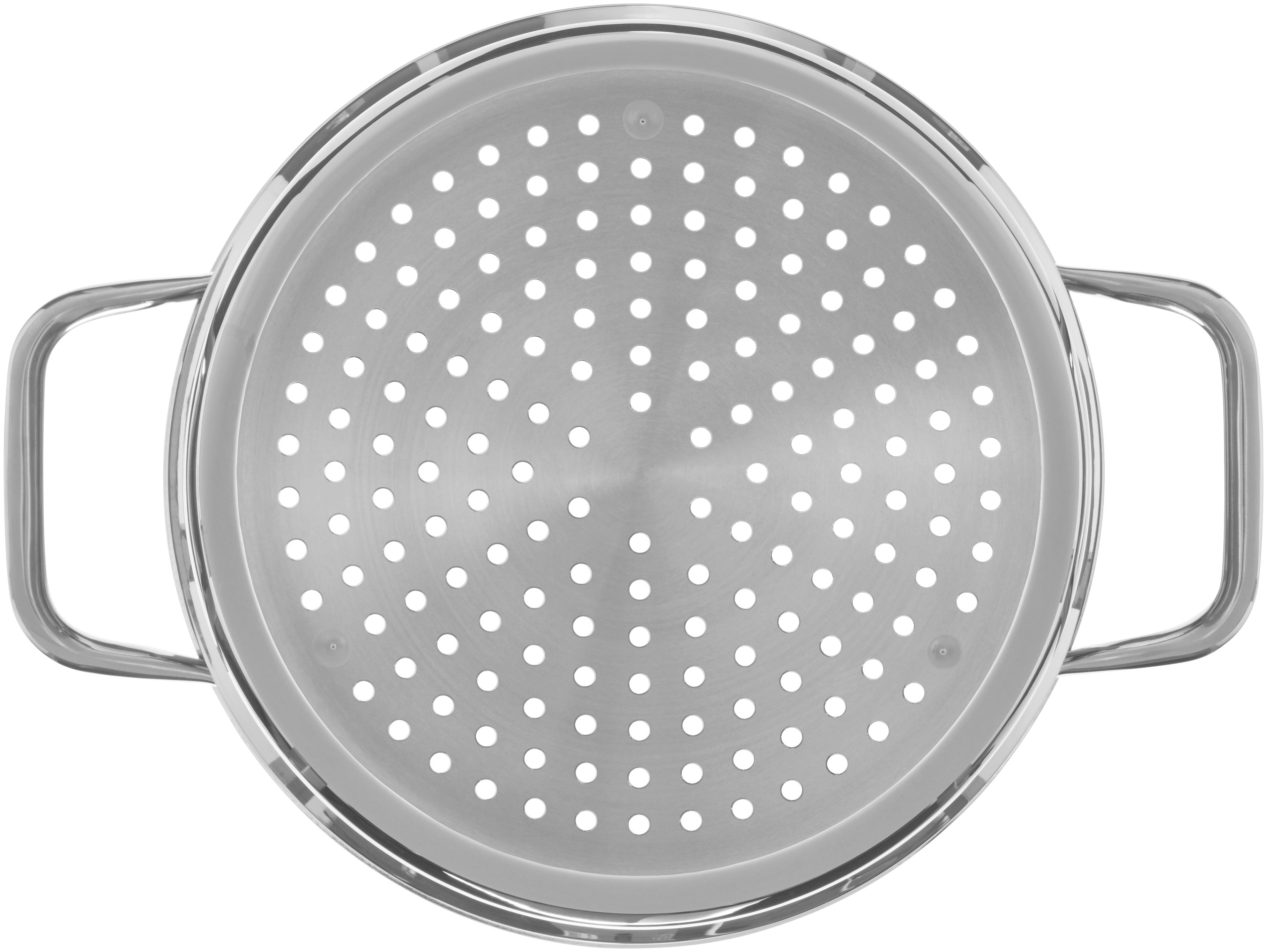 Nærbilde av håndtak på Dampinnsats rustfritt stål 20 cm Compact Cuisine 2,8 L fra WMF