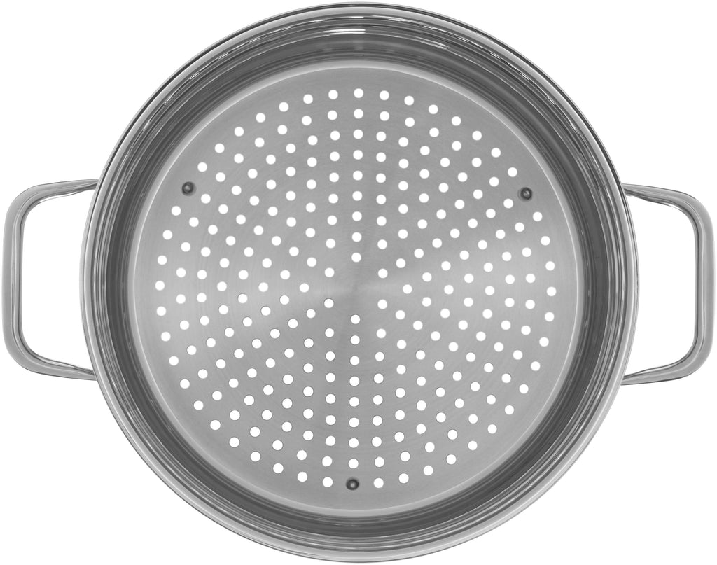 Montert Dampinnsats rustfritt stål 24 cm Compact Cuisine i bruk