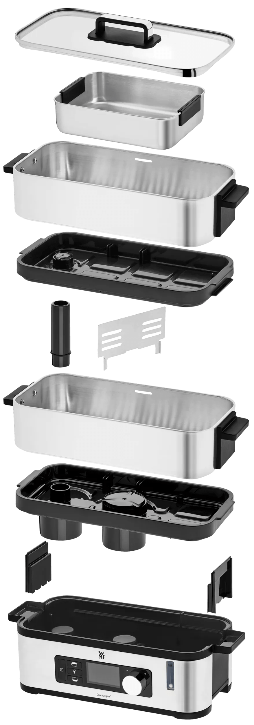 Detaljbilde av damprist i Dampkoker 900W med 2 dampkamre digital timer - WMF KUCHENminis