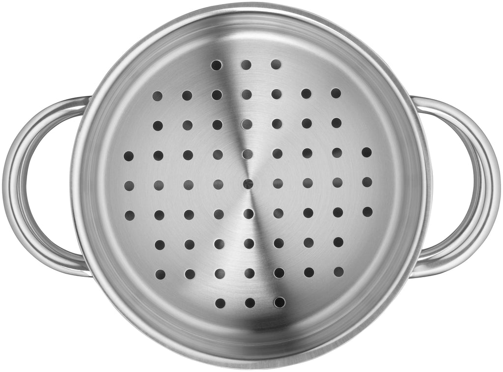 Dampkoker mini 16 cm rustfritt stål 1,5 L med lokk - WMF bakside