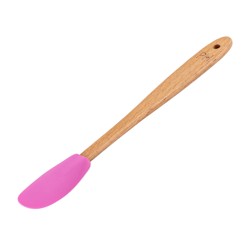 Deigskraper mini 20 cm silikon og bøketre rosa - Paris Hilton forfra