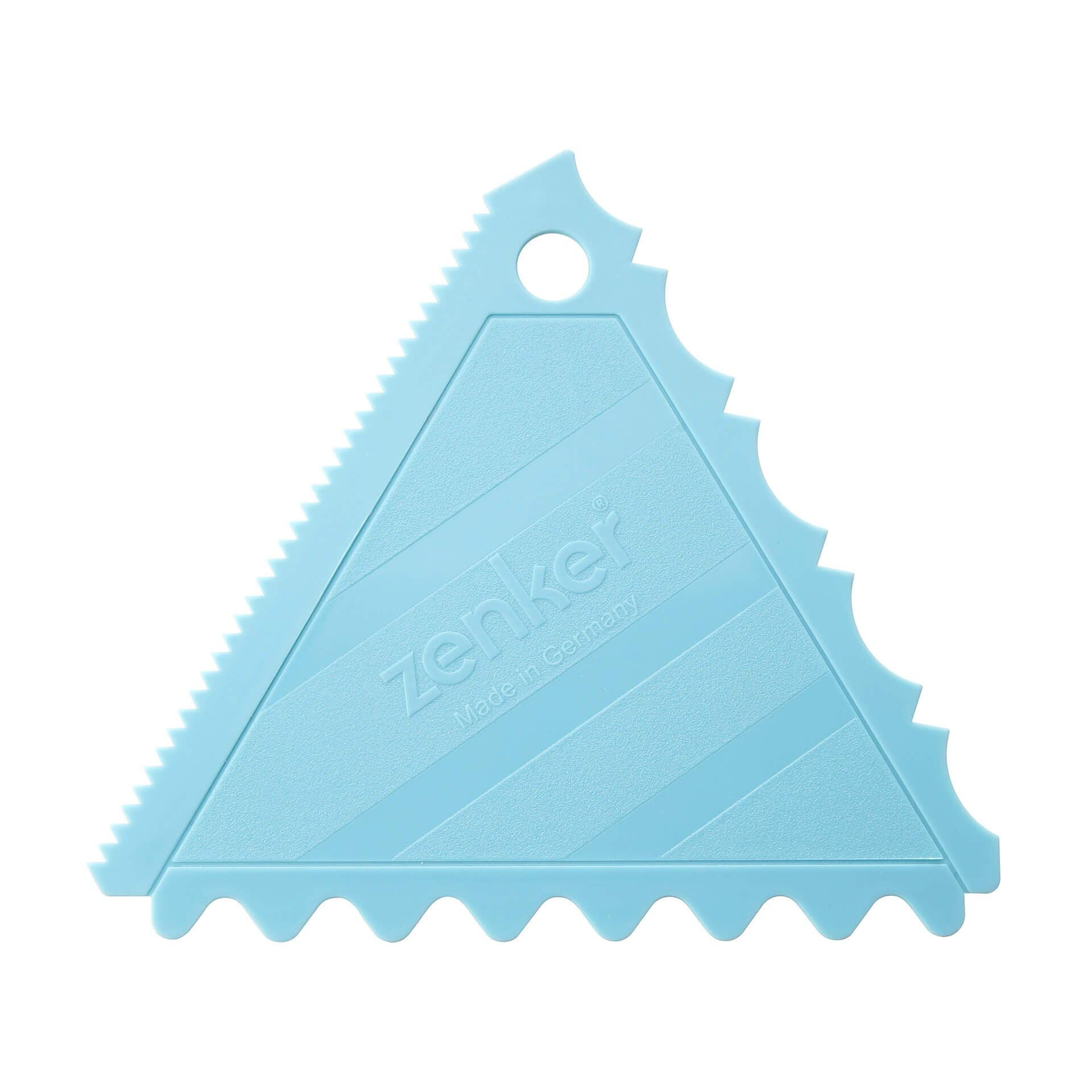 Deigskraper og kakedekorerer 10,5x10,5 cm plast - Zenker forfra