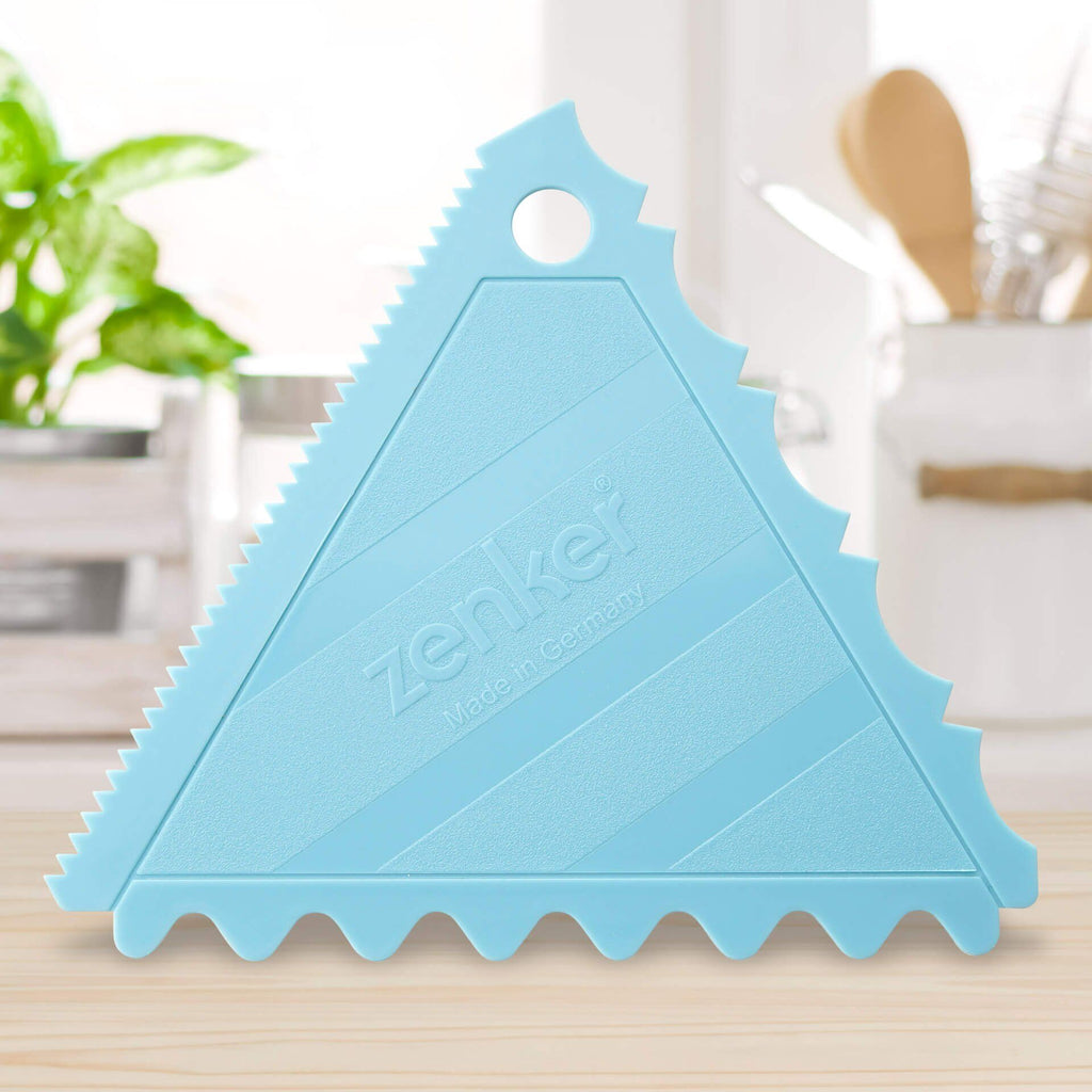 Deigskraper og kakedekorerer 10,5x10,5 cm plast - Zenker detalj av mønster