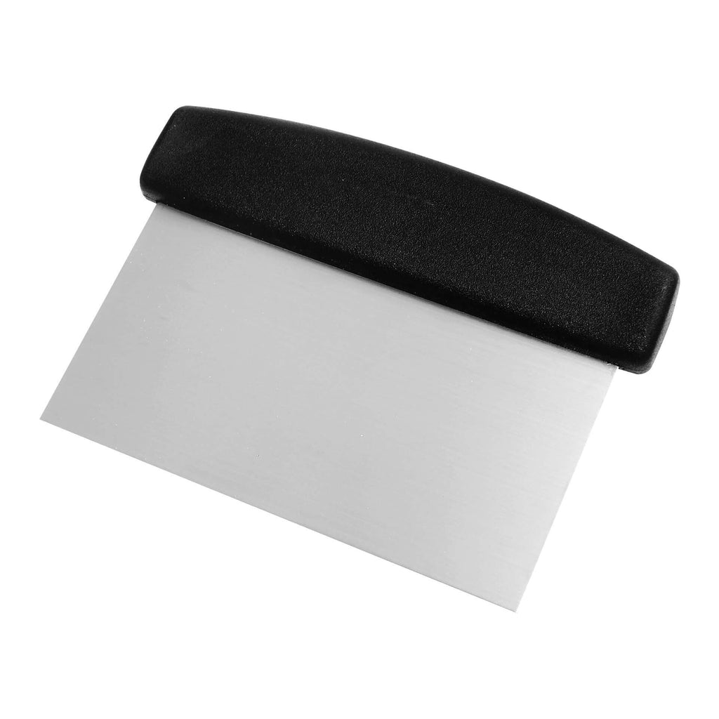 Deigskraper rustfritt stål 16x8 cm - FMprofessional forfra