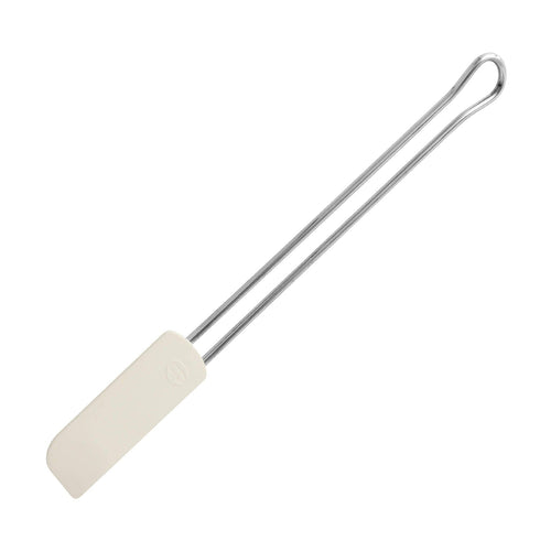 Deigskraper silikon 20 cm med rustfritt stål håndtak forfra