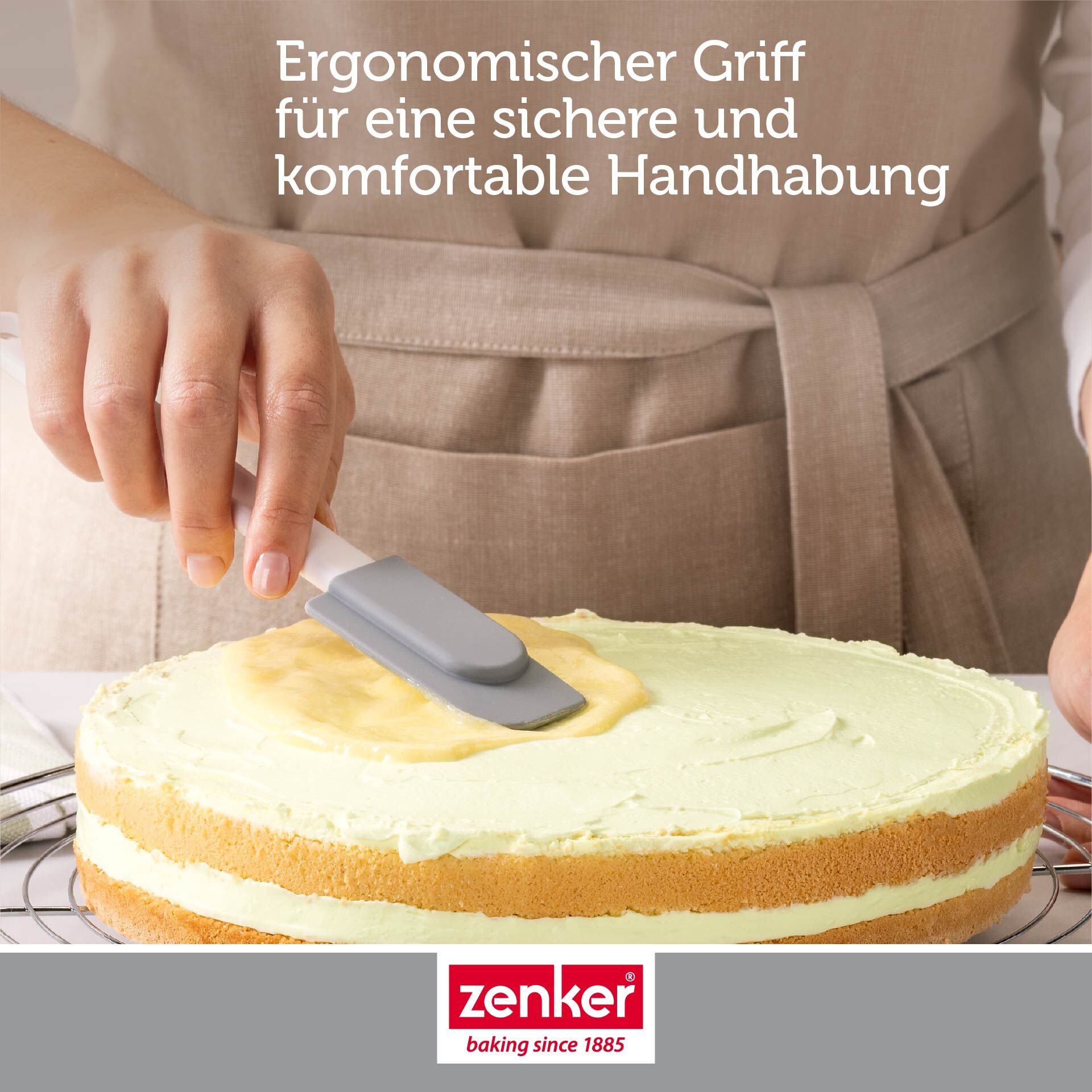 Deigskraper silikon Pure Elegance 27 cm - Zenker montert i kjøkken