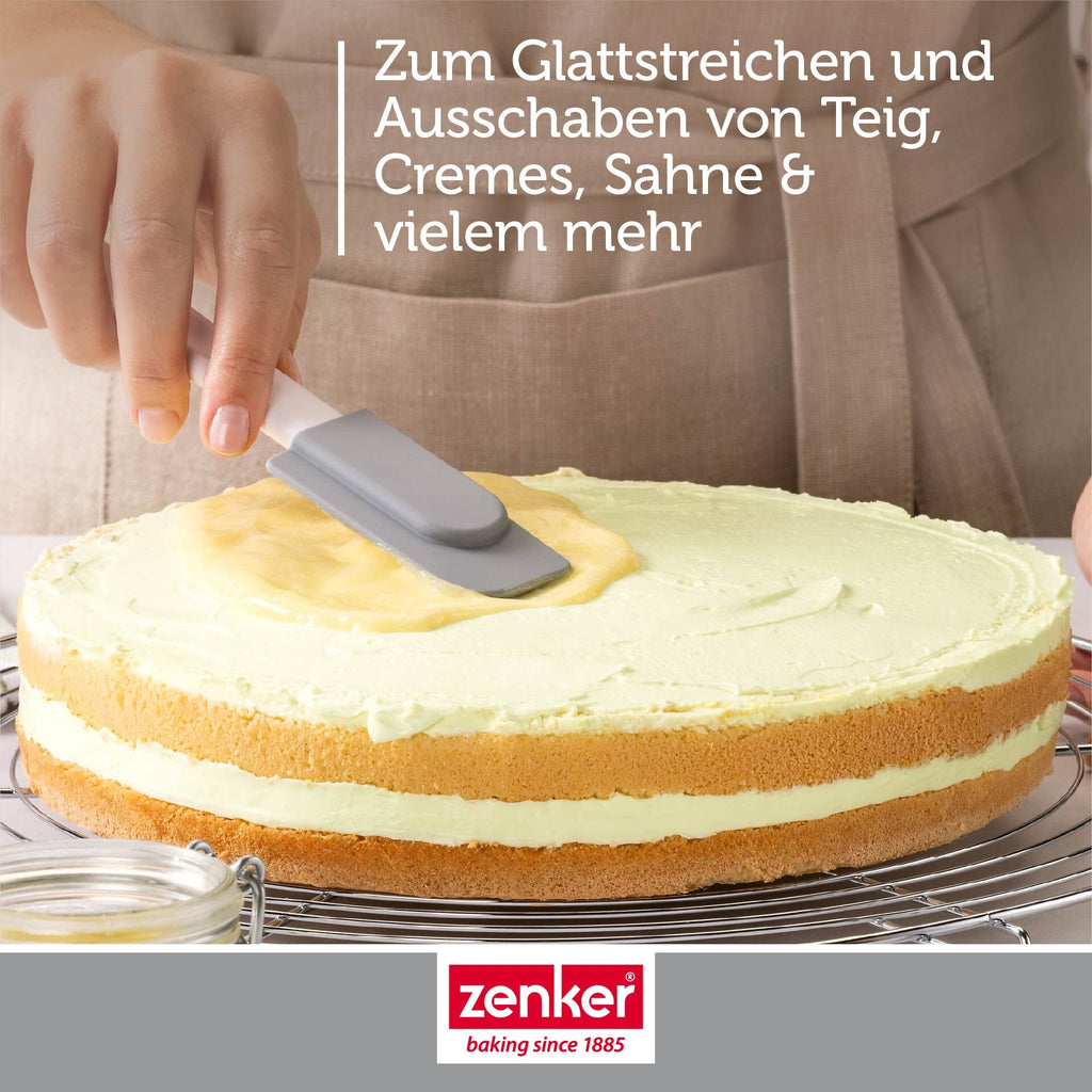 Deigskraper silikon Pure Elegance 27 cm - Zenker i bruk med deig