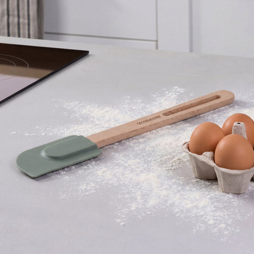 Deigskraper silikon med trehåndtak 30 cm - Fackelmann bakside