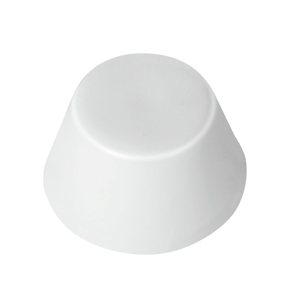 Montert Dempestopper for toalettsete hvit plast 4 stk WENKO