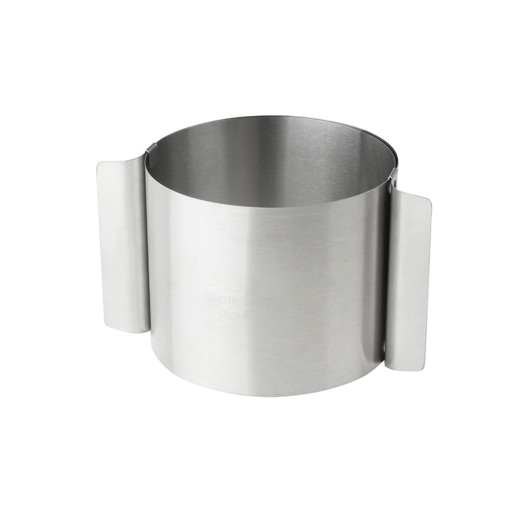 Dessertring justerbar Ø10-18 cm høy 10 cm - Dr. Oetker forfra