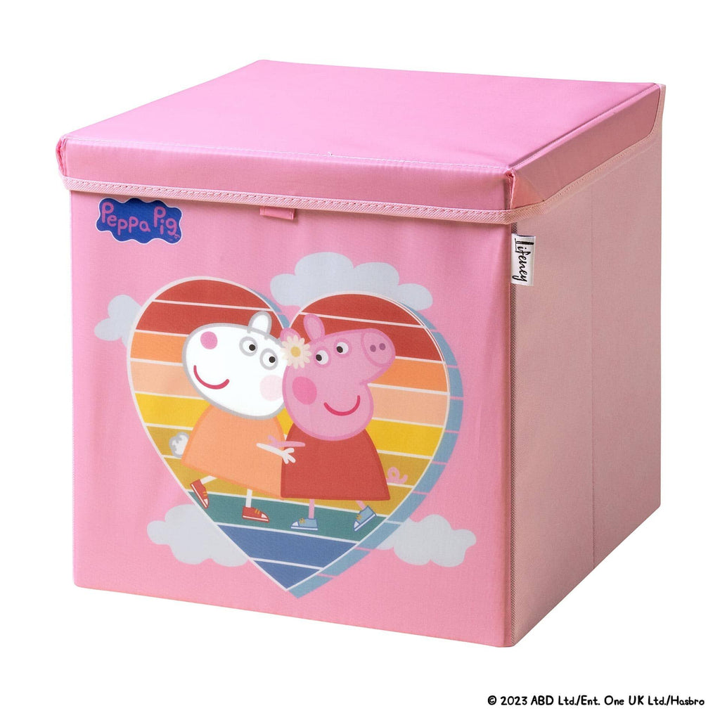 Detalj av Oppbevaringsboks Peppa Pig vennskap med lokk design