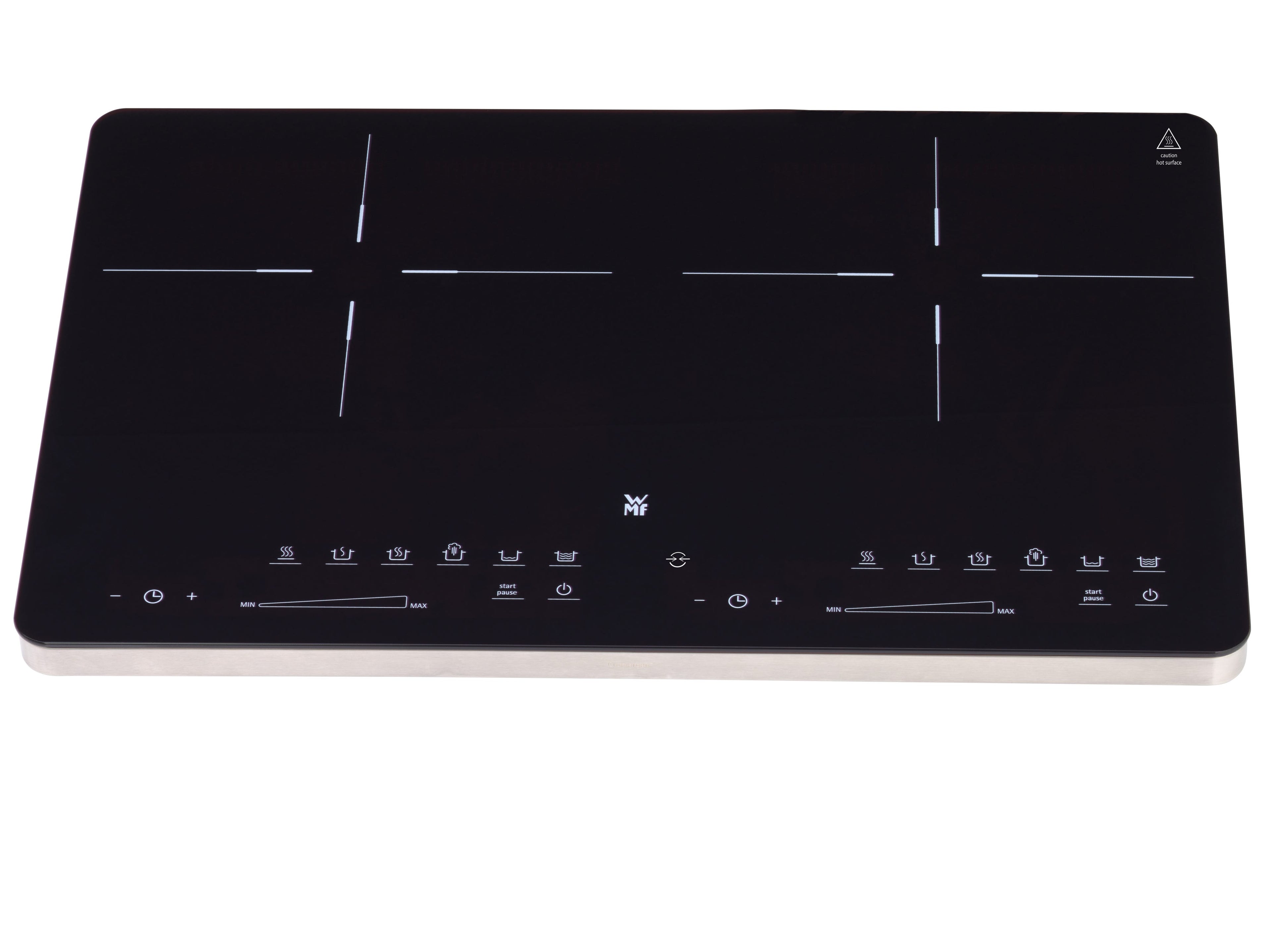 Dobbel induksjonsplate portabel med 6 programmer - WMF bakside